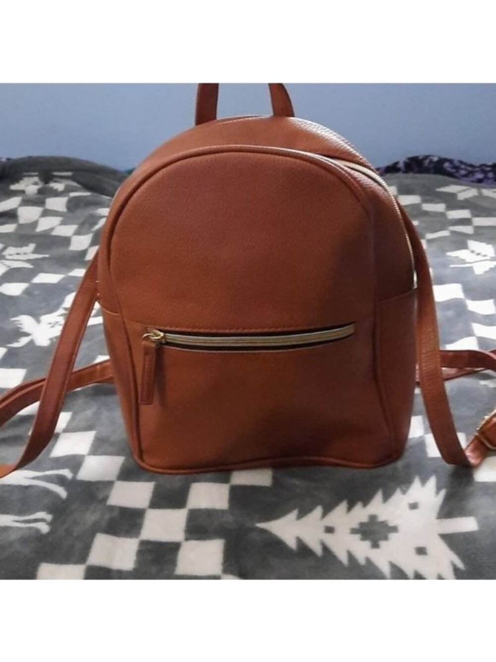 Primark Adjustable Straps Single Outer Zip Pocket Backpack
